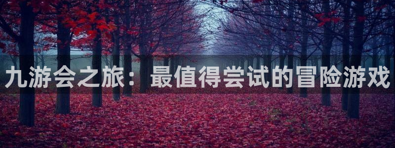 k8凯发平台注册账号：九游会之旅：最值得尝试的冒险游戏
