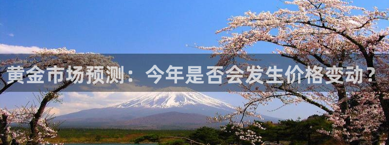 壹号下载安装：黄金市场预测：今年是否会发生价格变动？